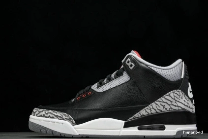 Hyperoad Air OG Cement” Jordan 3 “Black 2024 0824